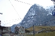 Eiger widoczny ze stacji  Kleine Scheidegg 2061. Padziernikfoto: Alfred Sosgrnik