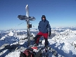 Na szczycie Sonnblick3088 m. Z tej gry take zjechaem na turach ( w fantastycznym puchu)      
Austria stycze.foto: Adam Burek